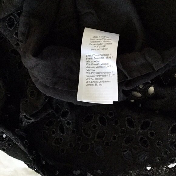 J. Crew Black Eyelet Dress - Picture 9 of 9